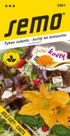 Tekvica - cuketa - Jedlé kvety                                     