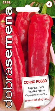 Paprika ročná Corno Rosso    