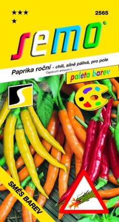 Paprika ročná zmes farieb   chili