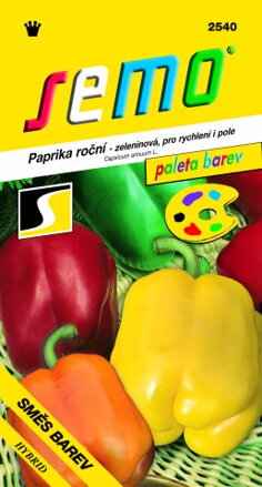 Paprika ročná zmes farieb F1                                         