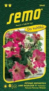 Petunia veľkokvetá Sophistica lime bicolour F1