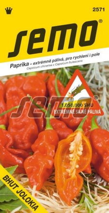 Paprika čínska Bhut Jolokia    red