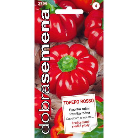 Paprika ročná  Topepo Rosso 