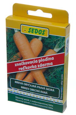 Mrkva skorá Nantes 3 + Reďkovka Stela 