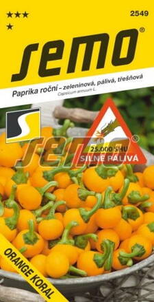 Paprika ročná Orange Koral  