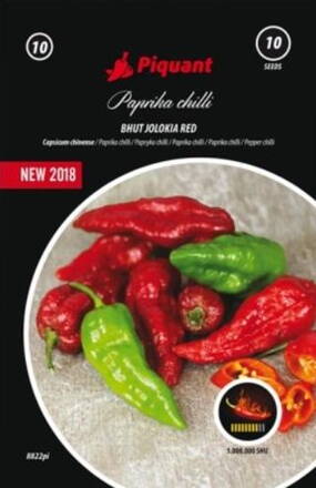 Paprika chilli Bhut Jolokia Red